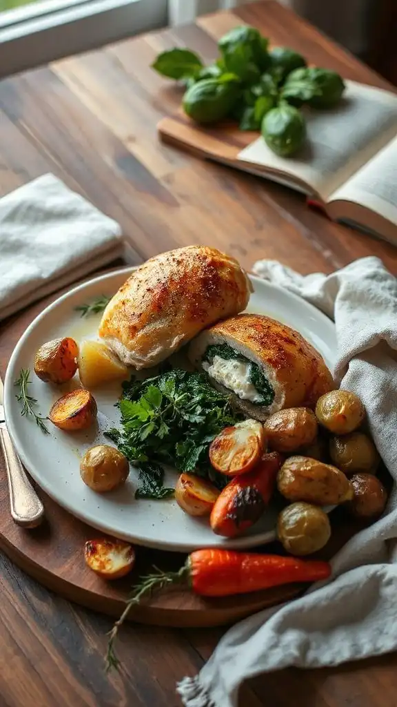stuffed chicken with ricotta