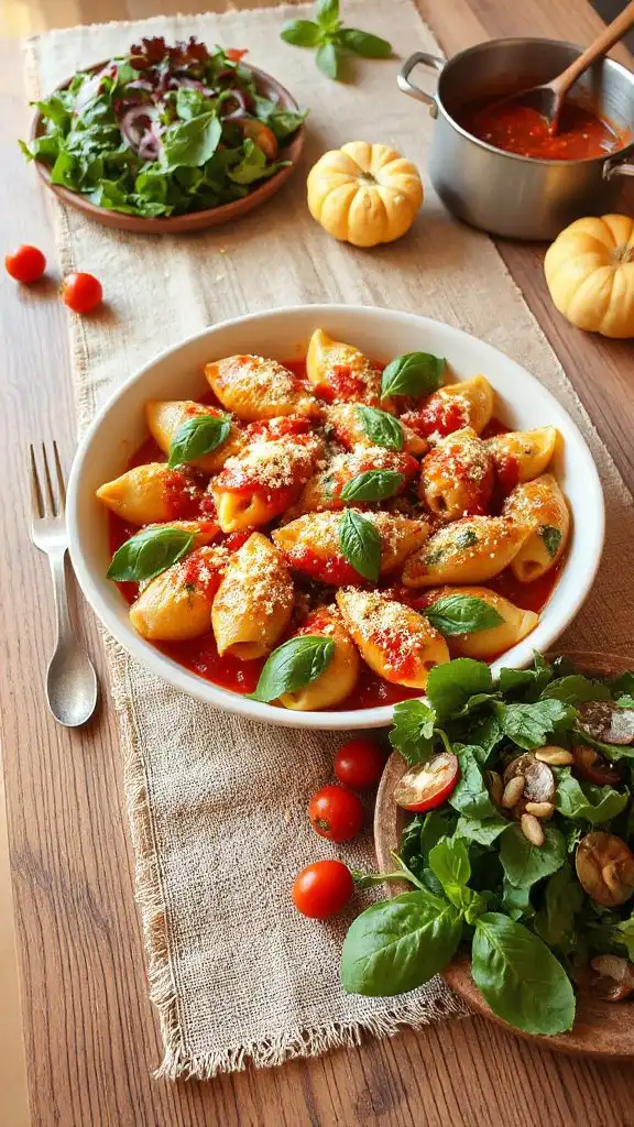 stuffed pasta with spinach