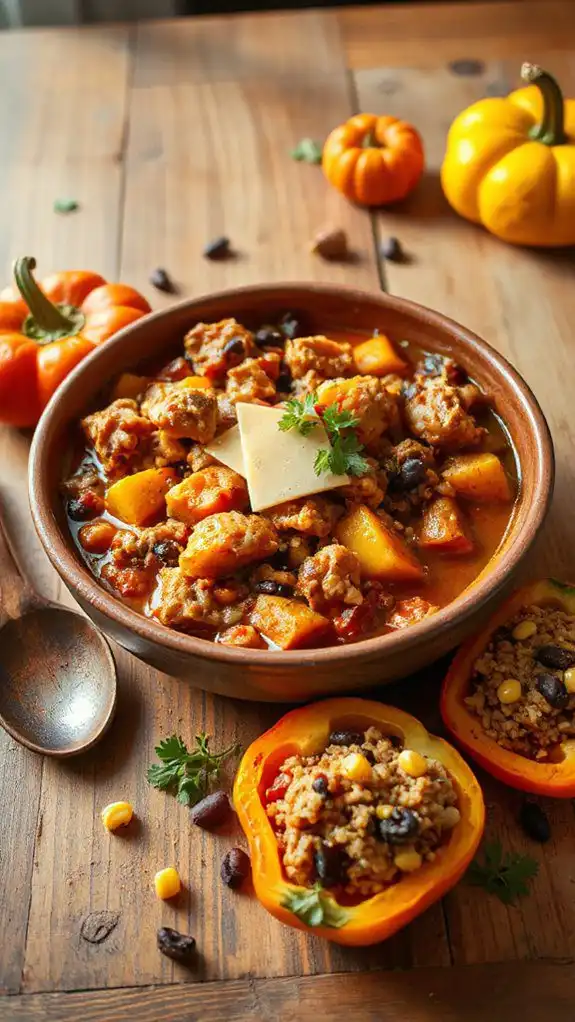 stuffed pepper turkey chili