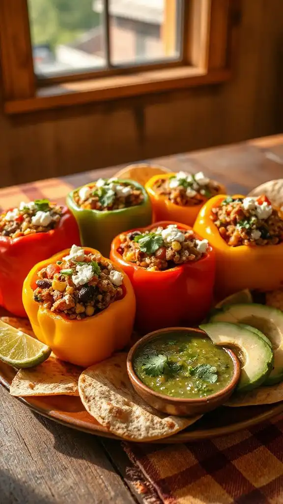 stuffed peppers tex mex style stuffed peppers tex mex style