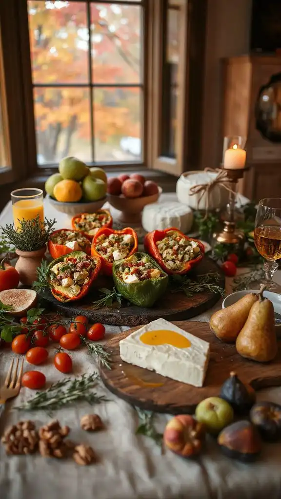 stuffed peppers with artichokes