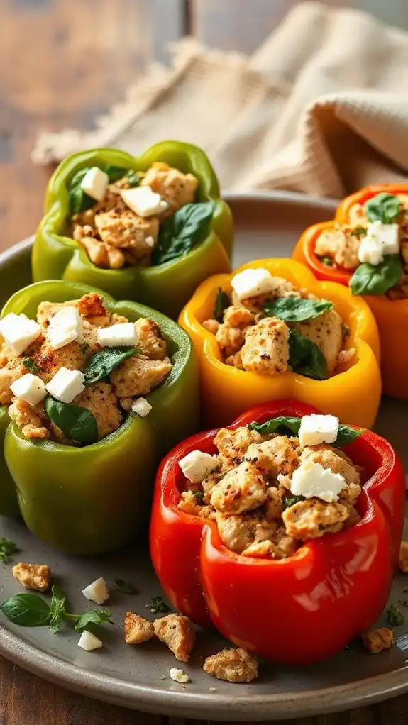 stuffed peppers with chicken