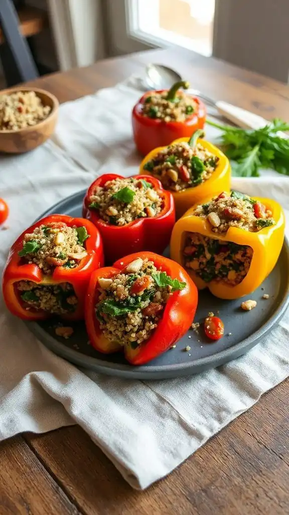 stuffed peppers with quinoa