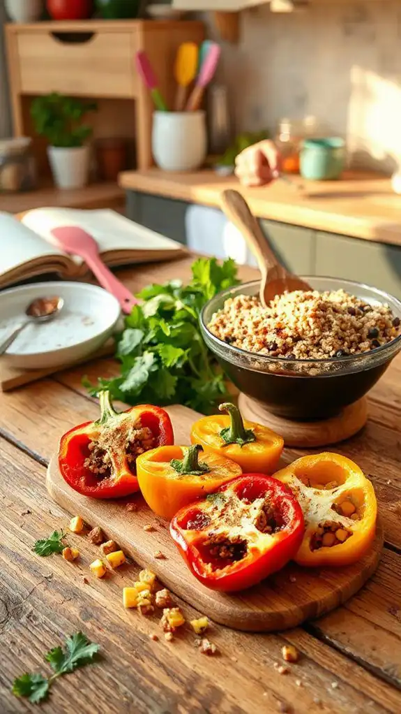 stuffed peppers with quinoa