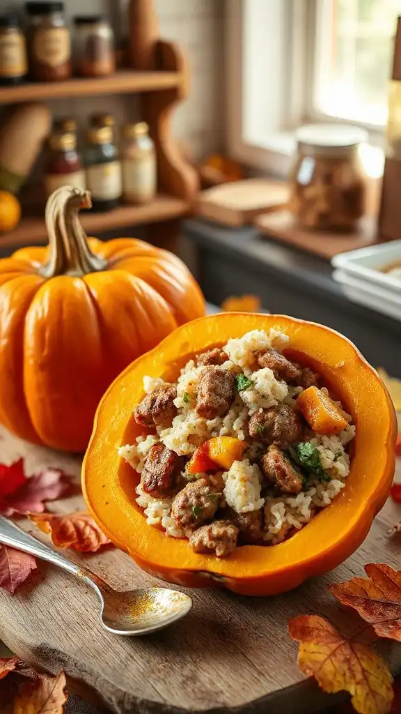 stuffed pumpkins baked perfectly