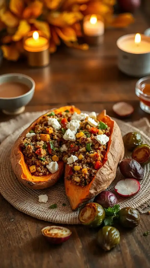 stuffed sweet potatoes recipe