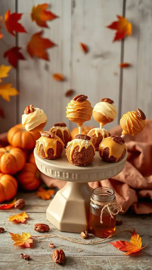 sweet and nutty cake pops