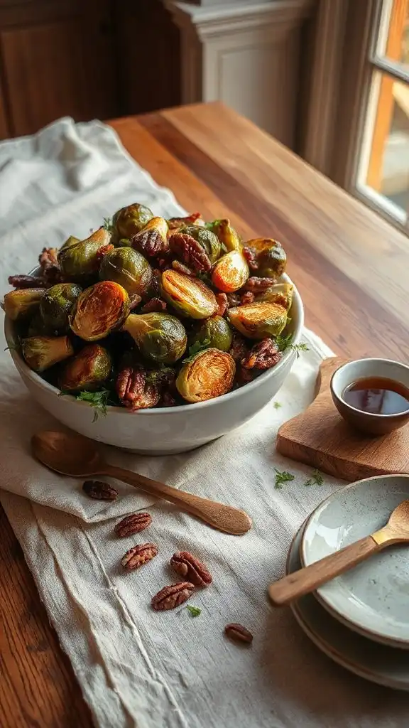 sweet and savory brussels sprouts