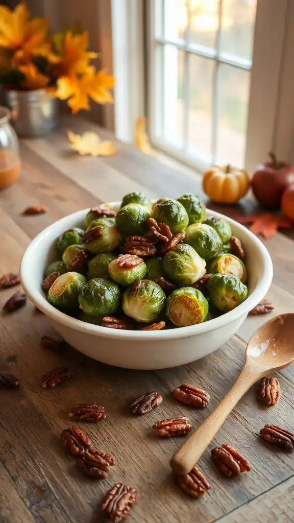 sweet and savory brussels sprouts