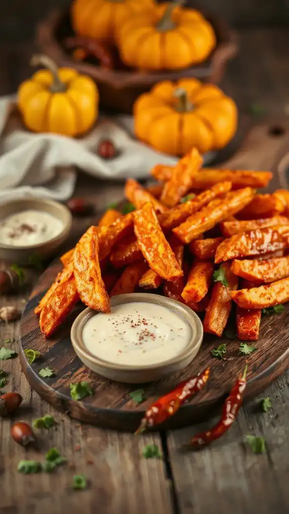 sweet and spicy carrot fries
