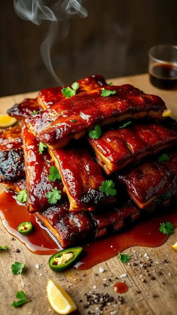 sweet and spicy ribs