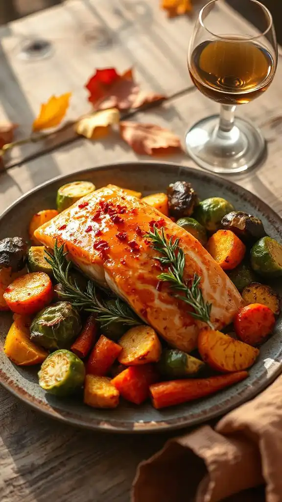 sweet and spicy salmon dish sweet and spicy salmon dish