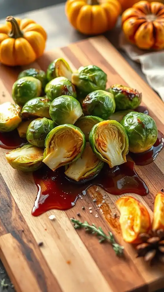 sweet and tangy brussels sprouts