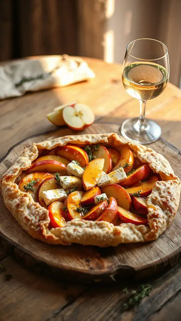 sweet apple and brie galette sweet apple and brie galette