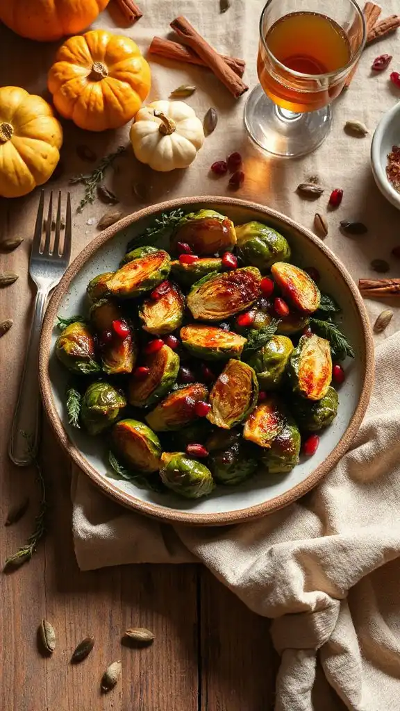 sweet caramelized brussels sprouts