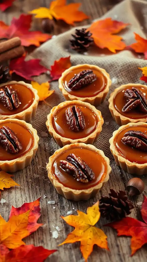 sweet crunchy maple tarts