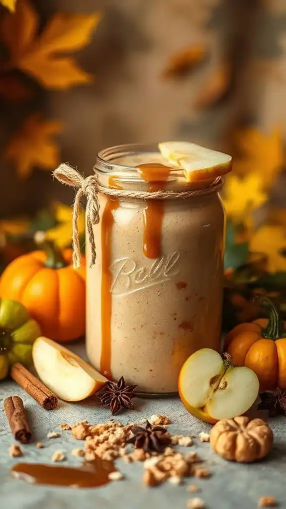 sweet fall apple smoothie