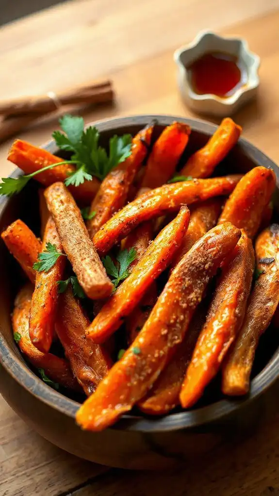 sweet maple cinnamon fries