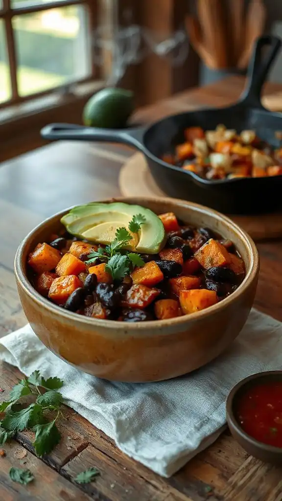 sweet potato black bean chili