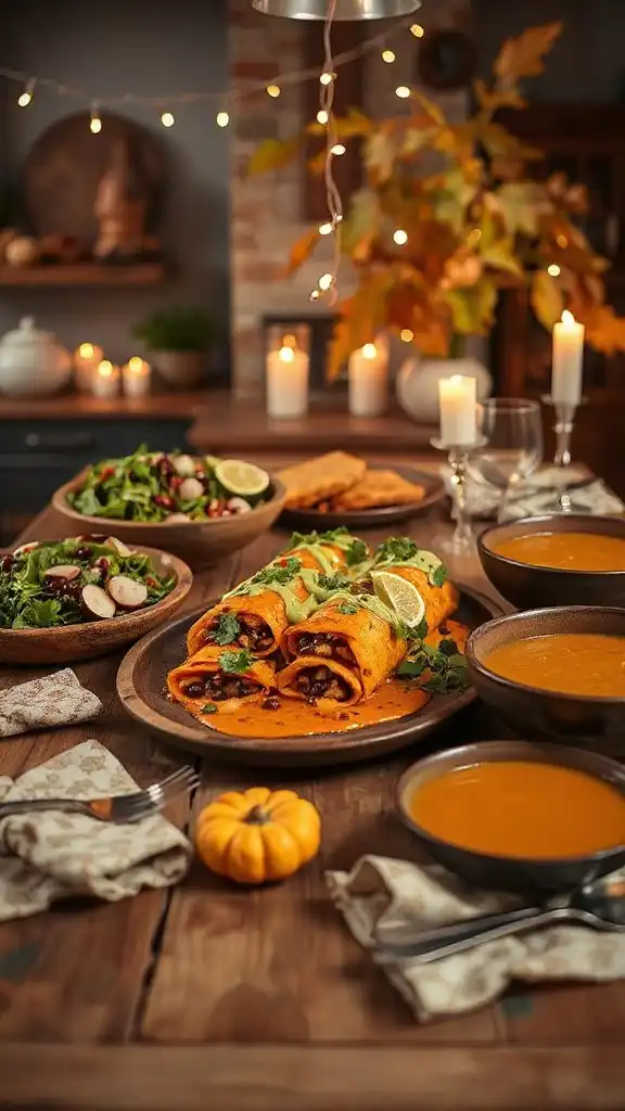 sweet potato black bean enchiladas