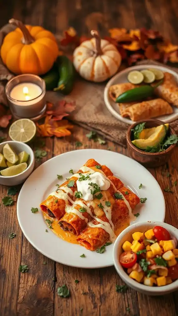 sweet potato black bean enchiladas