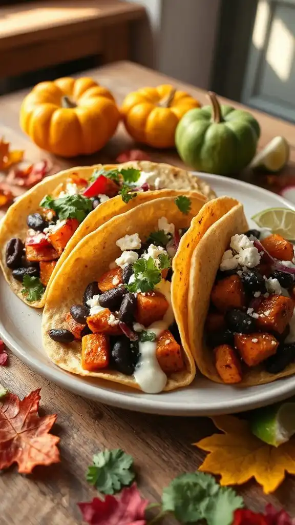 sweet potato black bean tacos