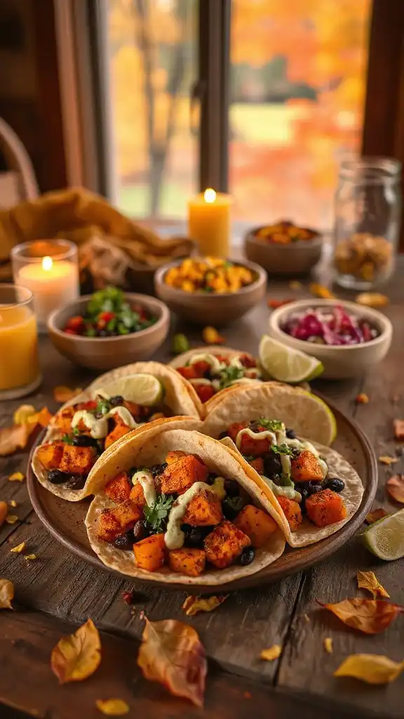 sweet potato black bean tacos
