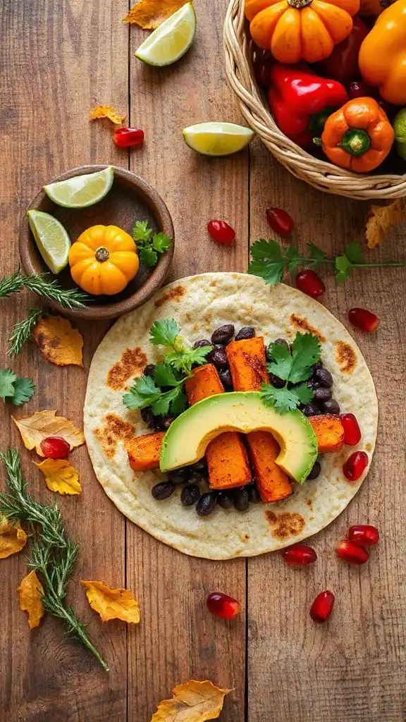 sweet potato black bean tacos