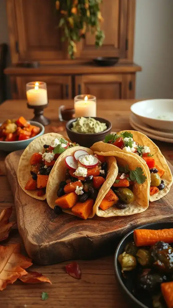 sweet potato black bean tacos