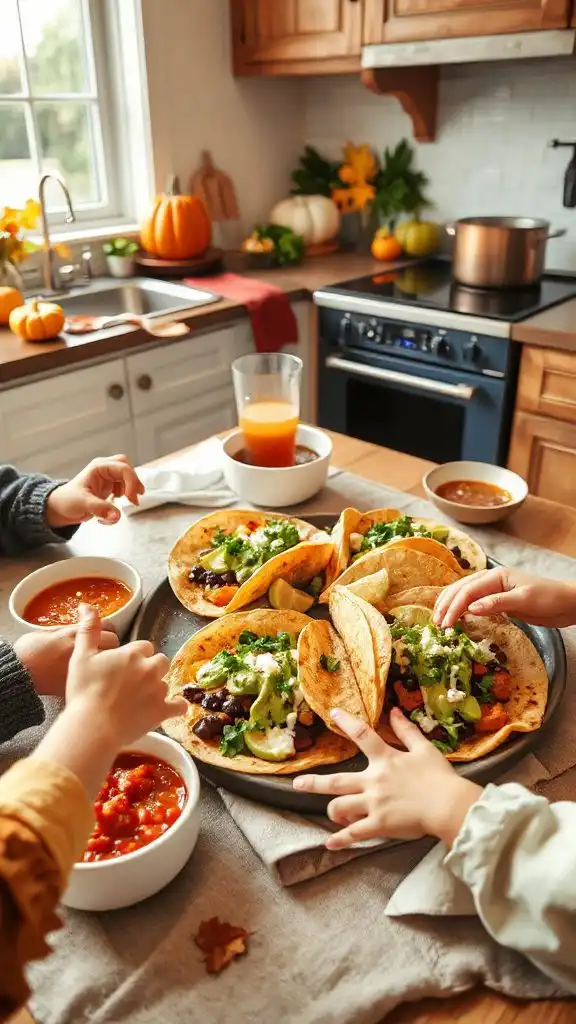 sweet potato black bean tacos