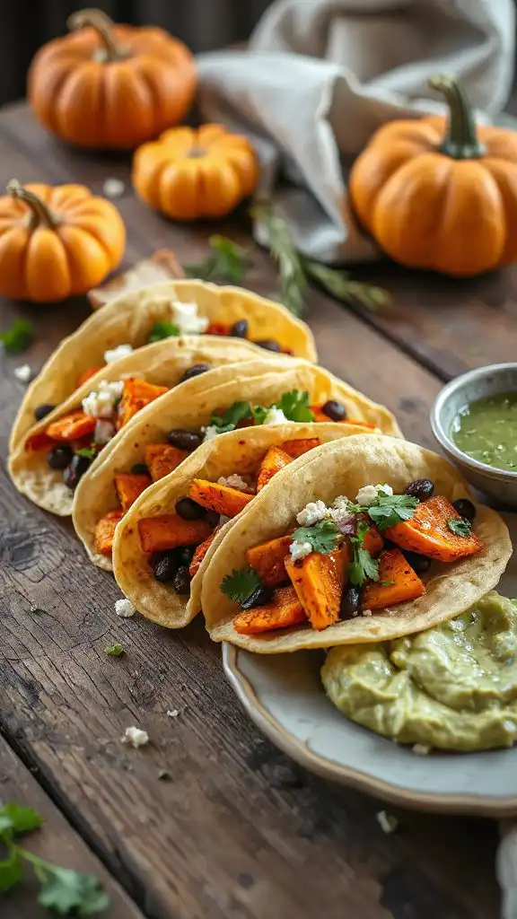 sweet potato black bean tacos