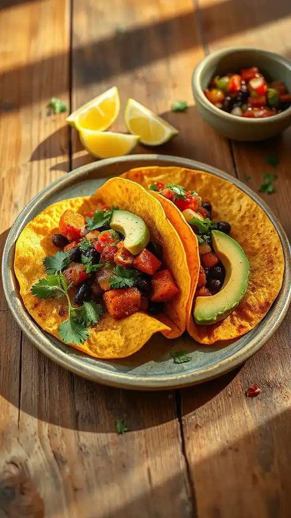 sweet potato black bean tacos sweet potato black bean tacos