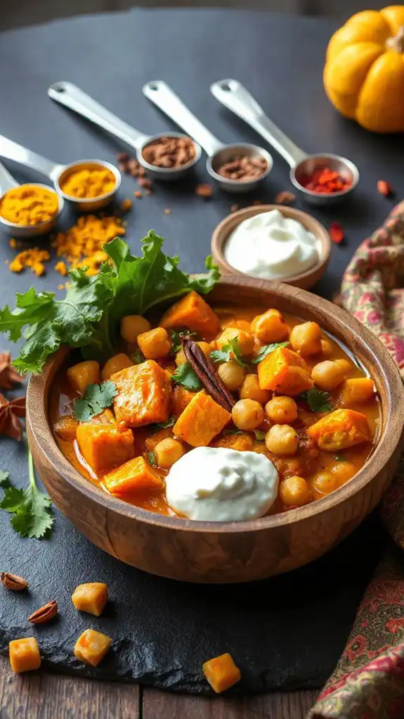 sweet potato chickpea curry