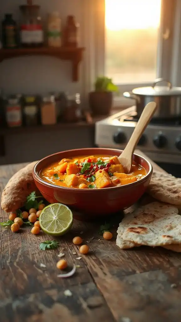sweet potato chickpea curry