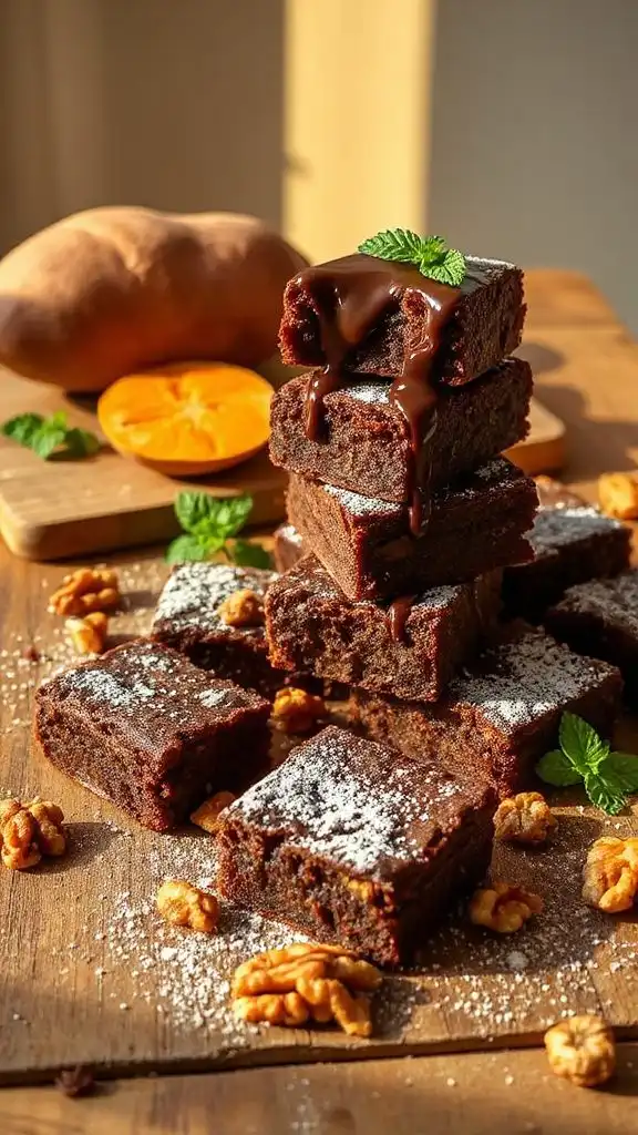 sweet potato chocolate brownies sweet potato chocolate brownies