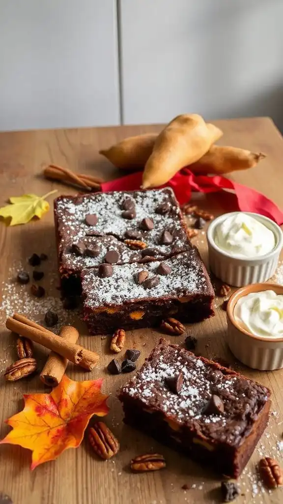 sweet potato chocolate brownies