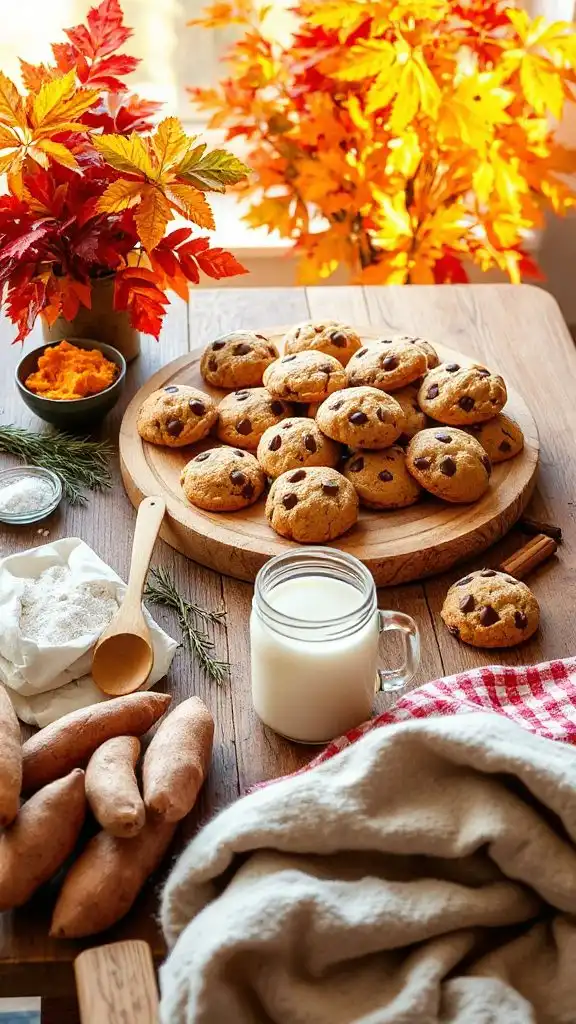 sweet potato chocolate chip cookies