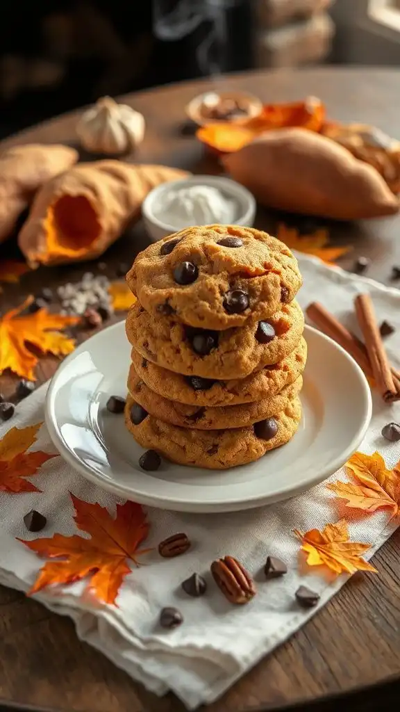 sweet potato chocolate chip cookies