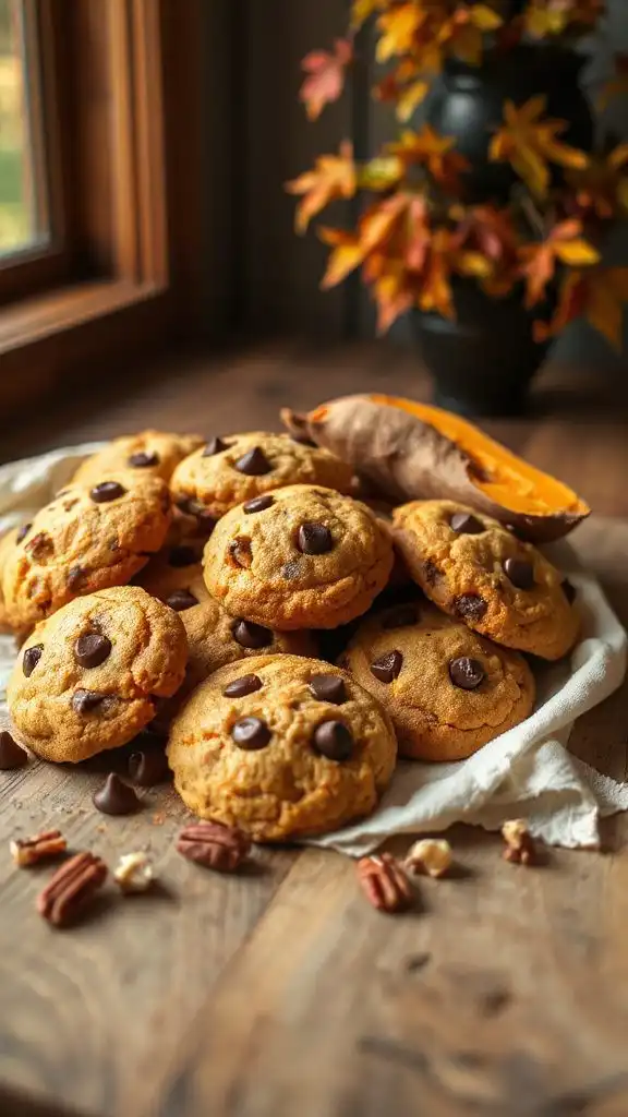sweet potato chocolate cookies
