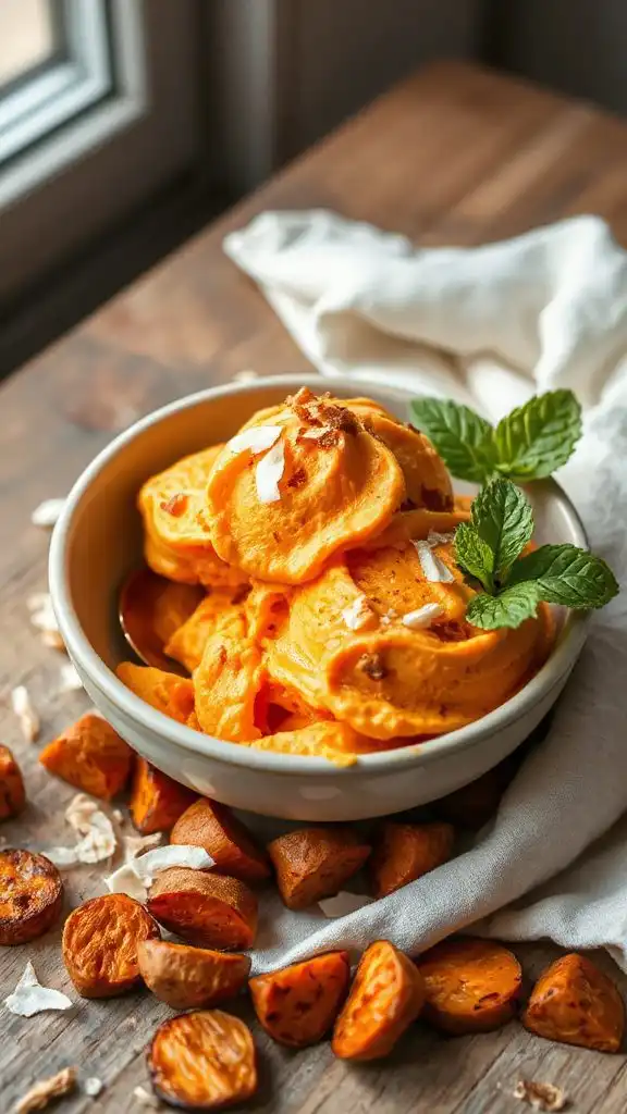 sweet potato coconut ice cream
