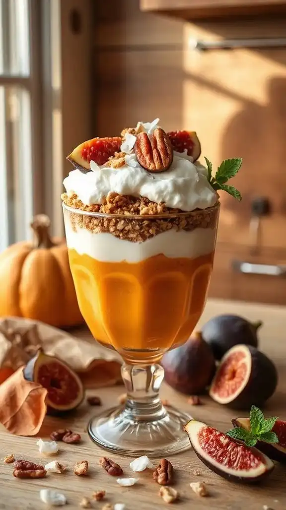 sweet potato coconut parfait