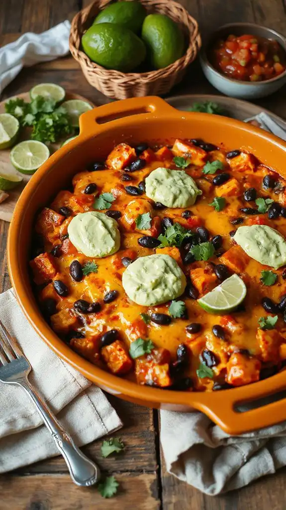 sweet potato enchilada casserole