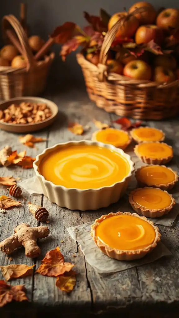 sweet potato ginger custard