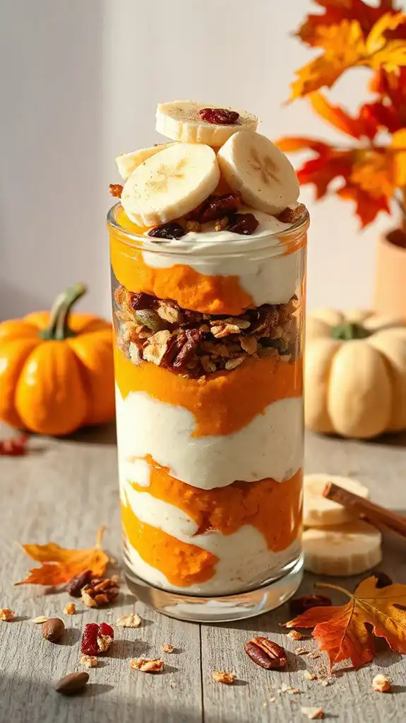 sweet potato granola parfait