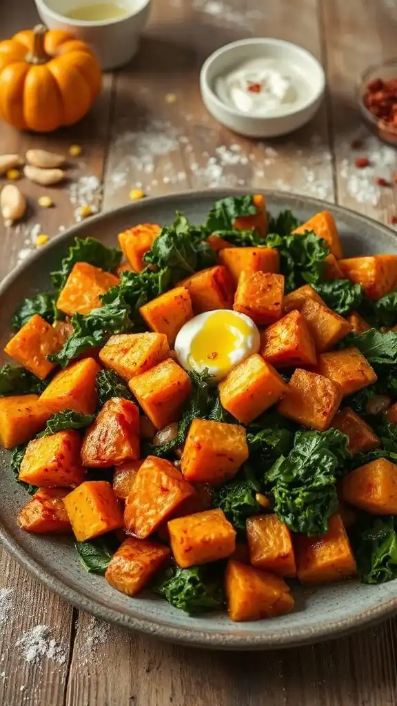 sweet potato kale hash recipe