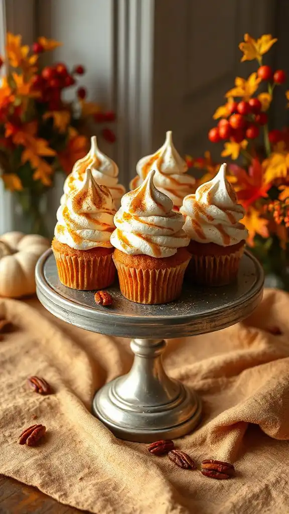 sweet potato marshmallow cupcakes