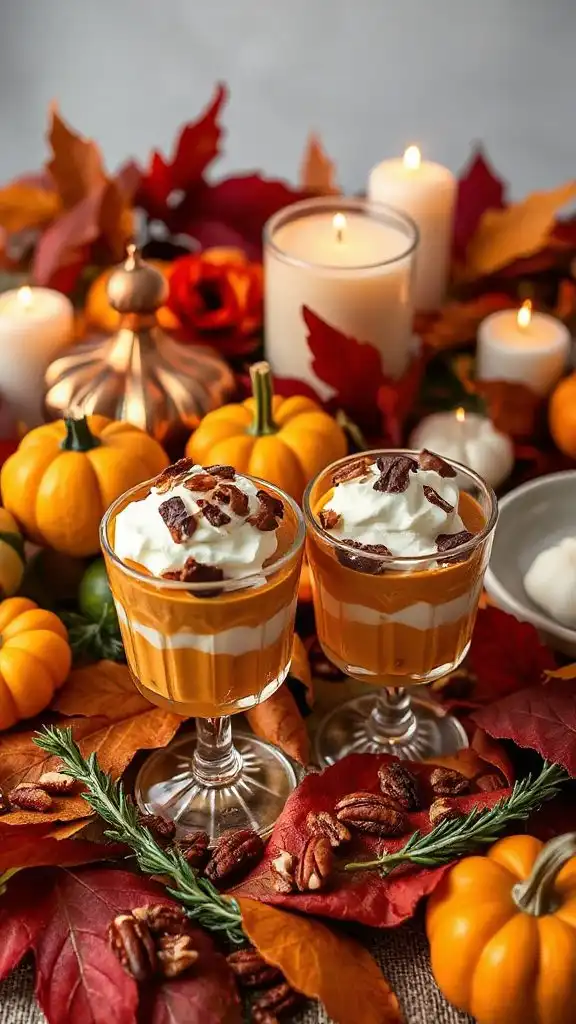 sweet potato mousse parfaits