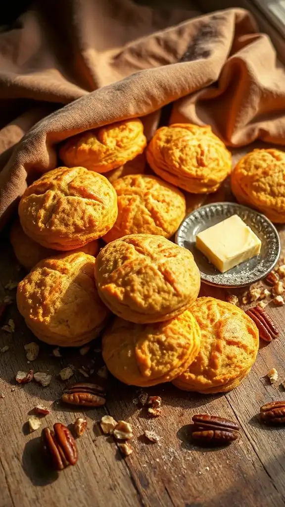 sweet potato pecan biscuits sweet potato pecan biscuits