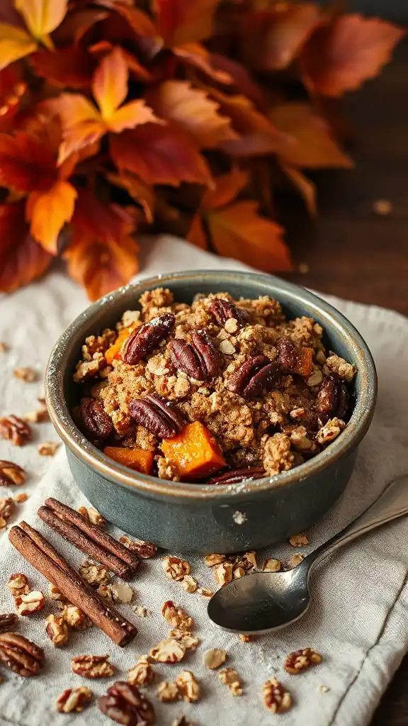sweet potato pecan crumble recipe