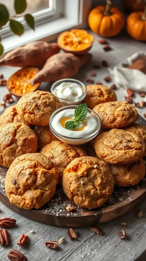 sweet potato spiced cookies